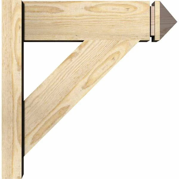 Douglas Fir Traditional Rough Sawn Arts and Crafts Outlooker U8903