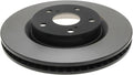 Black Front Disc Brake Rotor Pack of 2 B384382