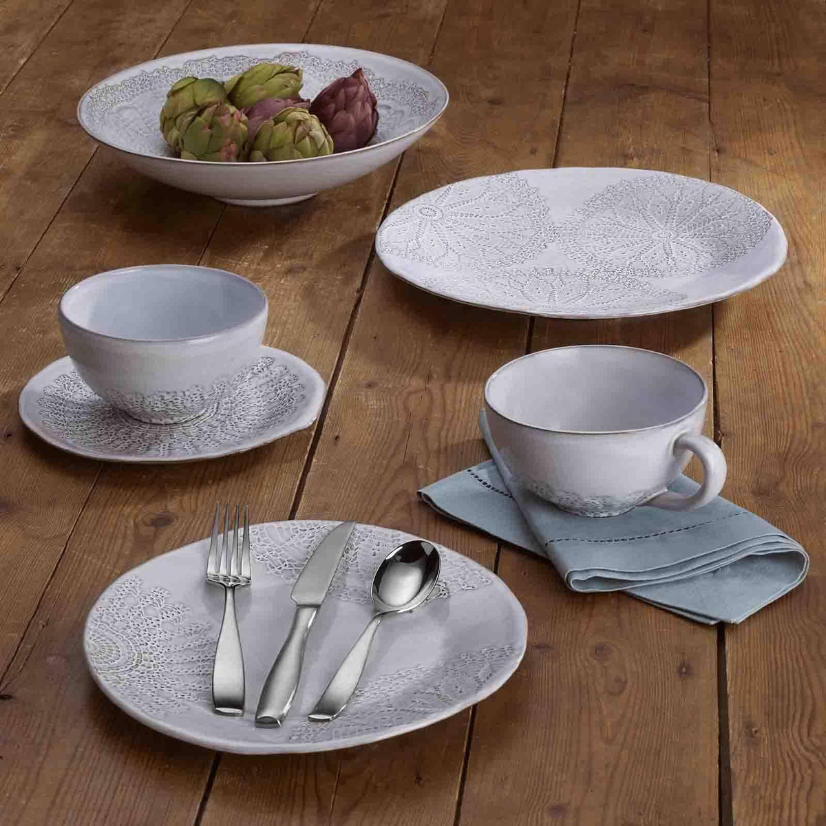 White 4-Piece Place Setting R472321
