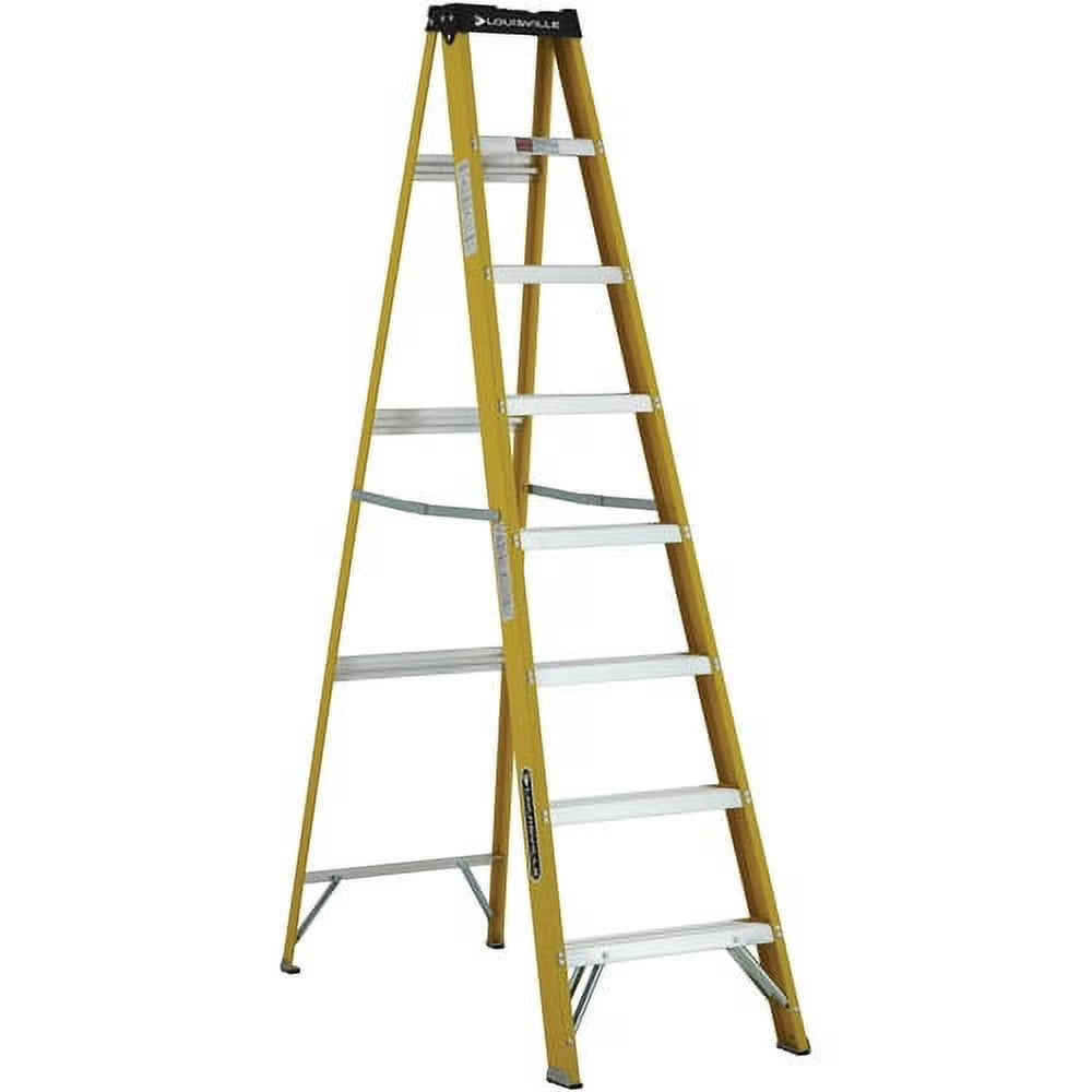Fiberglass Step Ladder, 250-lb Capacity V9627