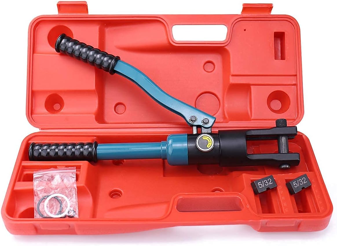 5/32 Stainless Steel Wire Rope and Hydraulic Hand Crimper Swage Tool 60Ton U554631