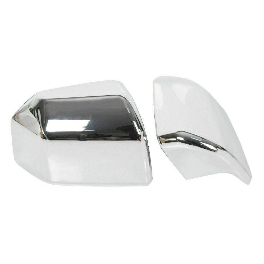 Chrome Pair Top Mirror Covers Caps F913