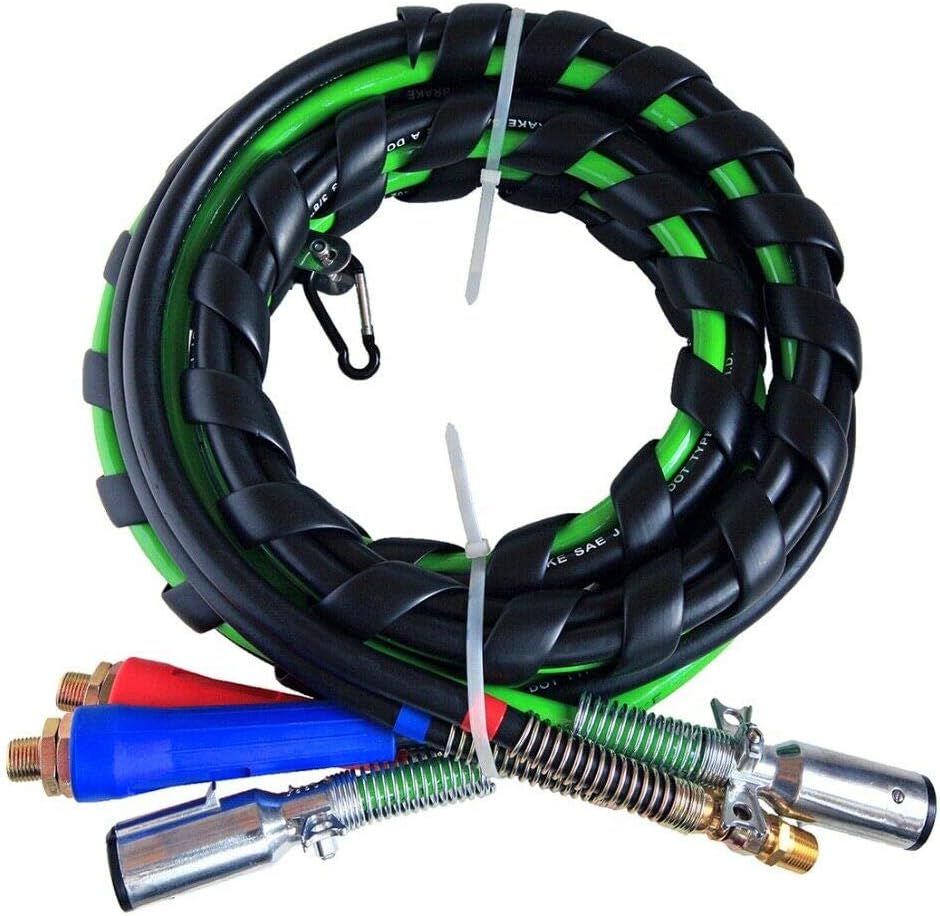 12FT 3 in 1 ABS Electrical and Rubber Air Line Hose Assemblies U377