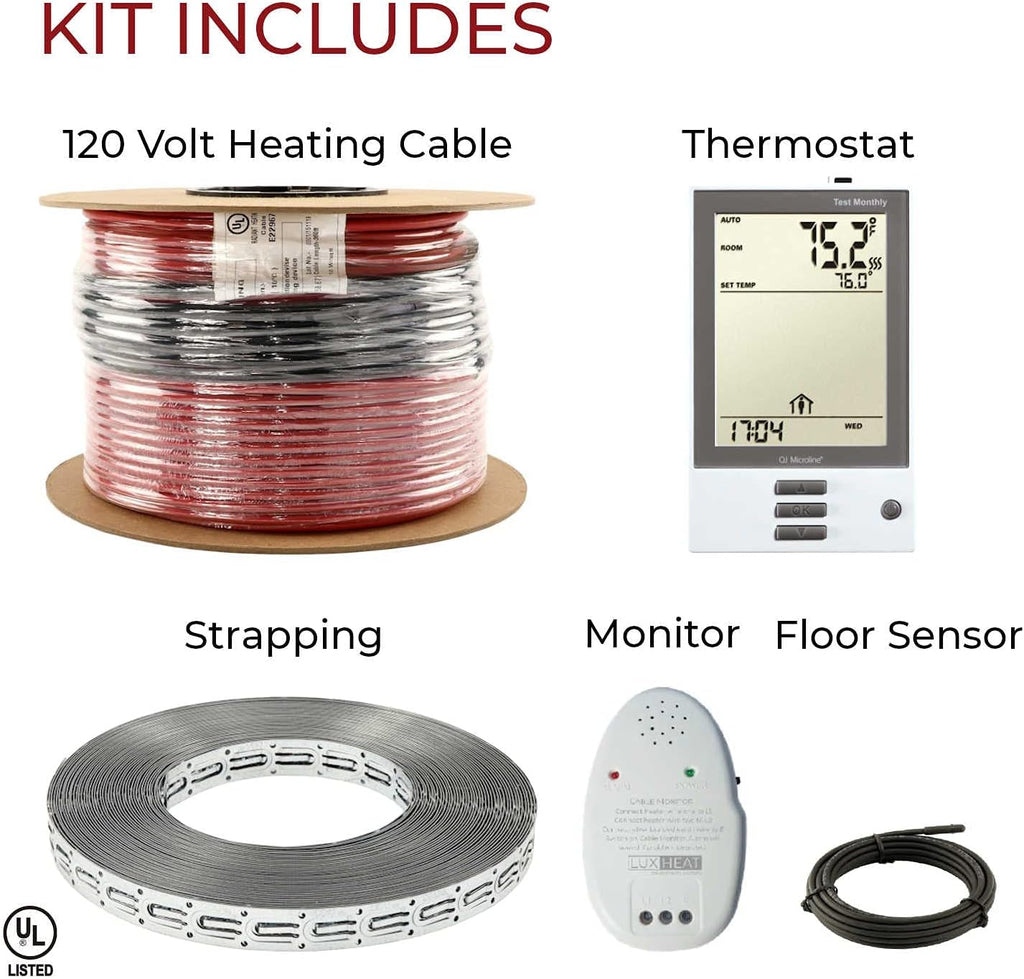 15 Sqft 120v Electric Radiant Floor Heating Cable Set M111491