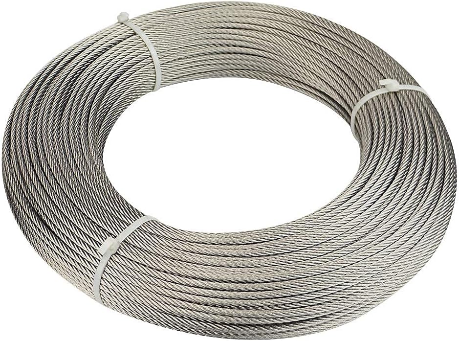5/32 Stainless Steel Wire Rope and Hydraulic Hand Crimper Swage Tool 60Ton U554631