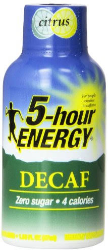 Decaf Citrus Energy Shot, 24 Count A486