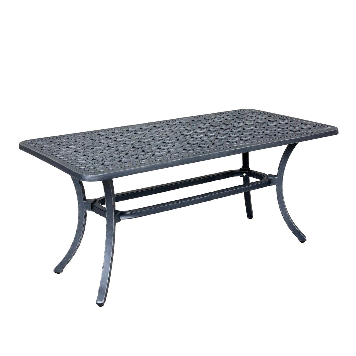 Gray Cast Aluminum Coffee Table H923414