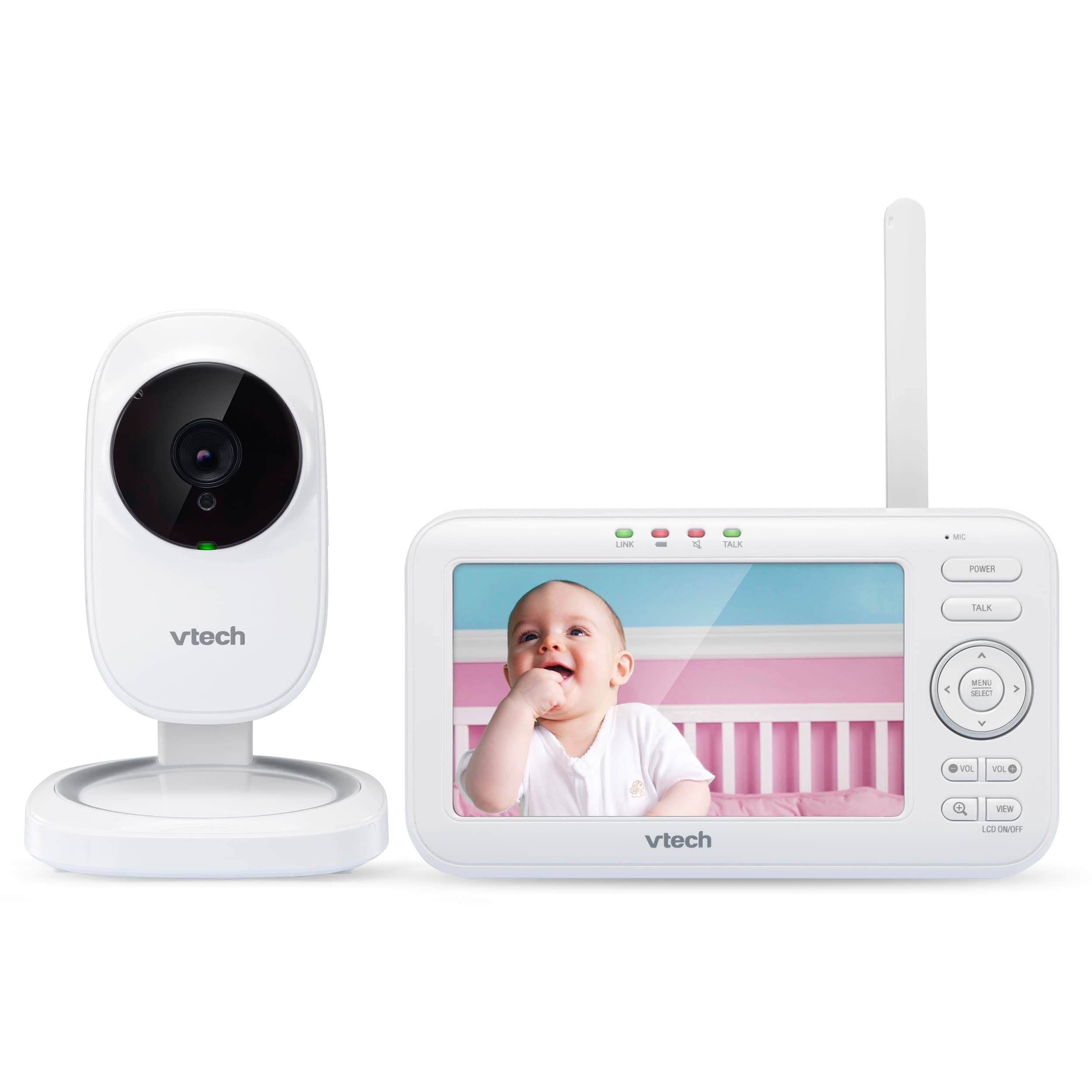 White Video Baby Monitor with Camera R76845