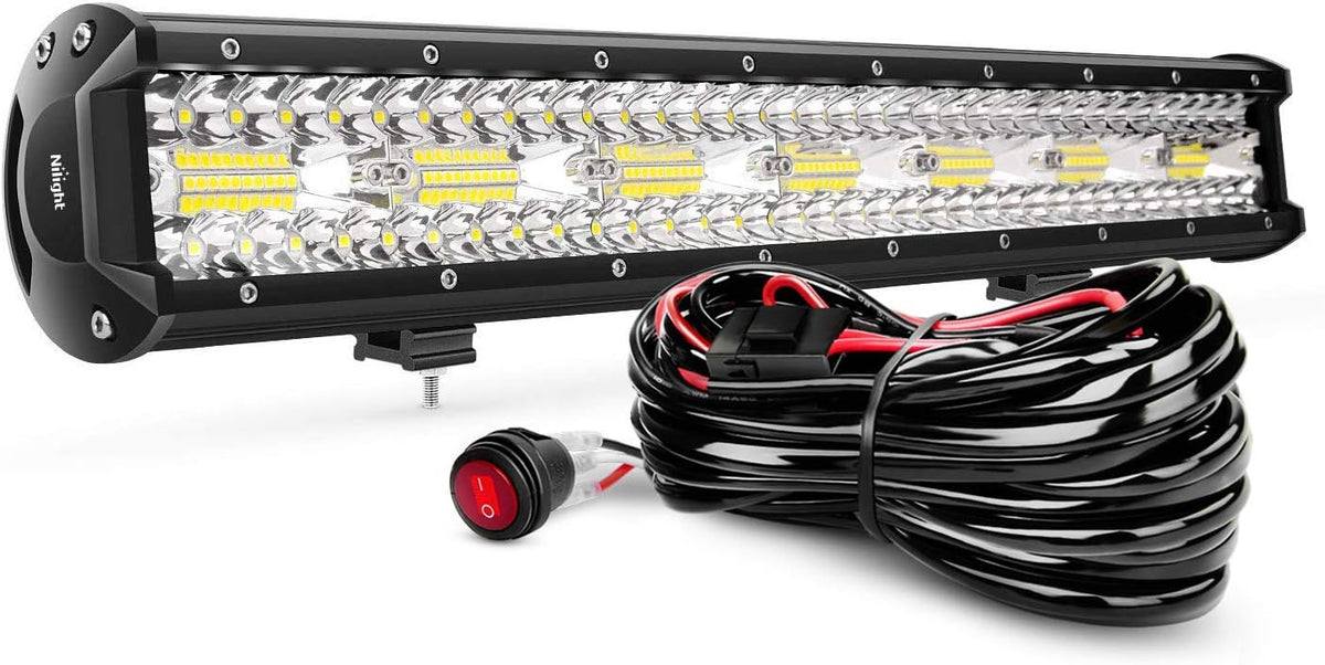 2 In 1 17Inch 32LED Emergency Strobe Light Bar with Cigar Lighter X1944