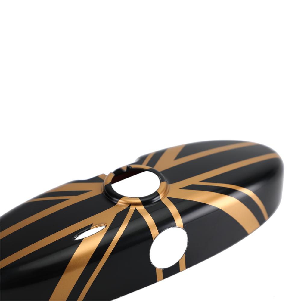 Black/Gold Rear View Mirror Cover E997986
