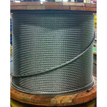 250' 1/8 Diameter 7x7 Type 304 Stainless Steel Cable Y71531