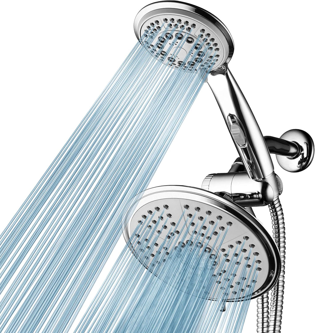 Chrome Finish Rainfall Combo Shower Head with Hand Shower W899930