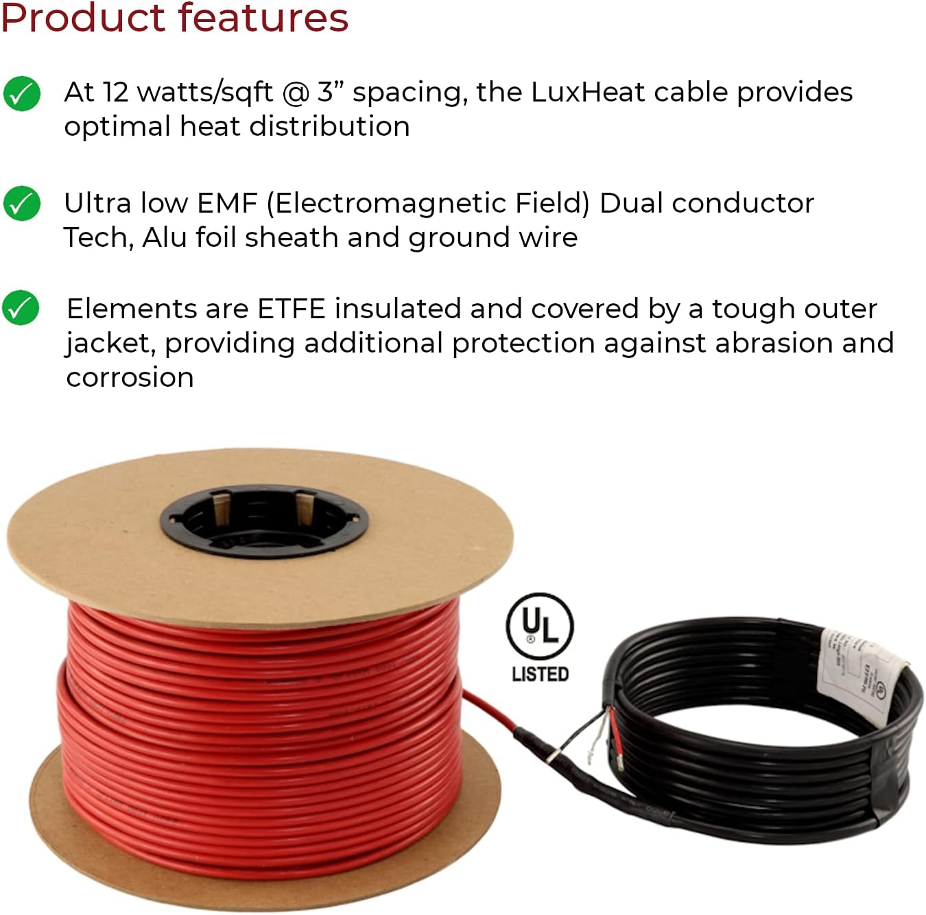 15 Sqft 120v Electric Radiant Floor Heating Cable Set M111491