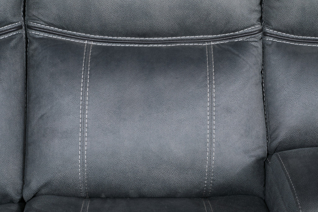 Gray Velvet Sectional Sofa P7101