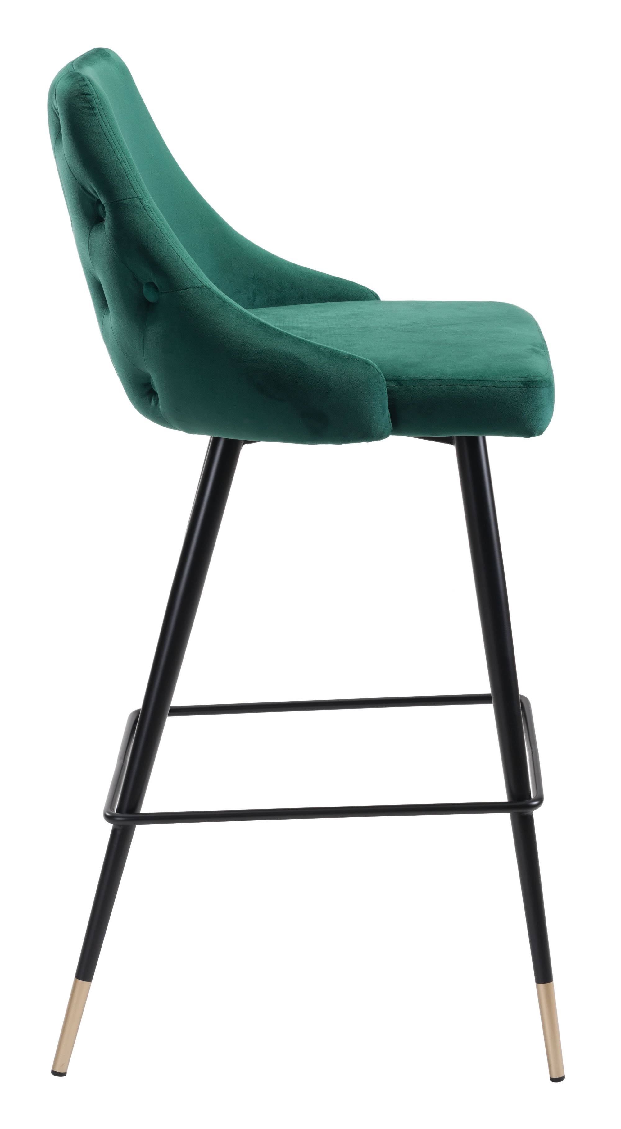Gray Velvet Bar Chair O75295