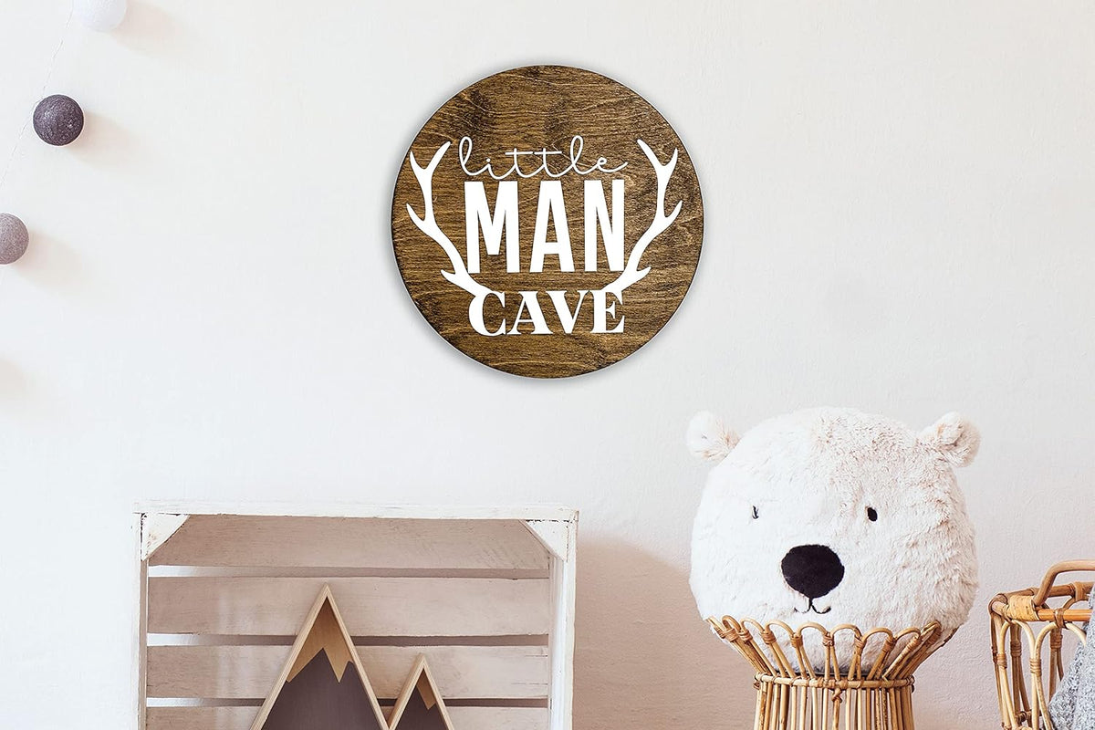 12 Wood Round Wall Sign Q151375