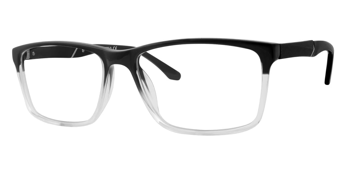 Black Crystal Rectangular Eyeglasses Q721