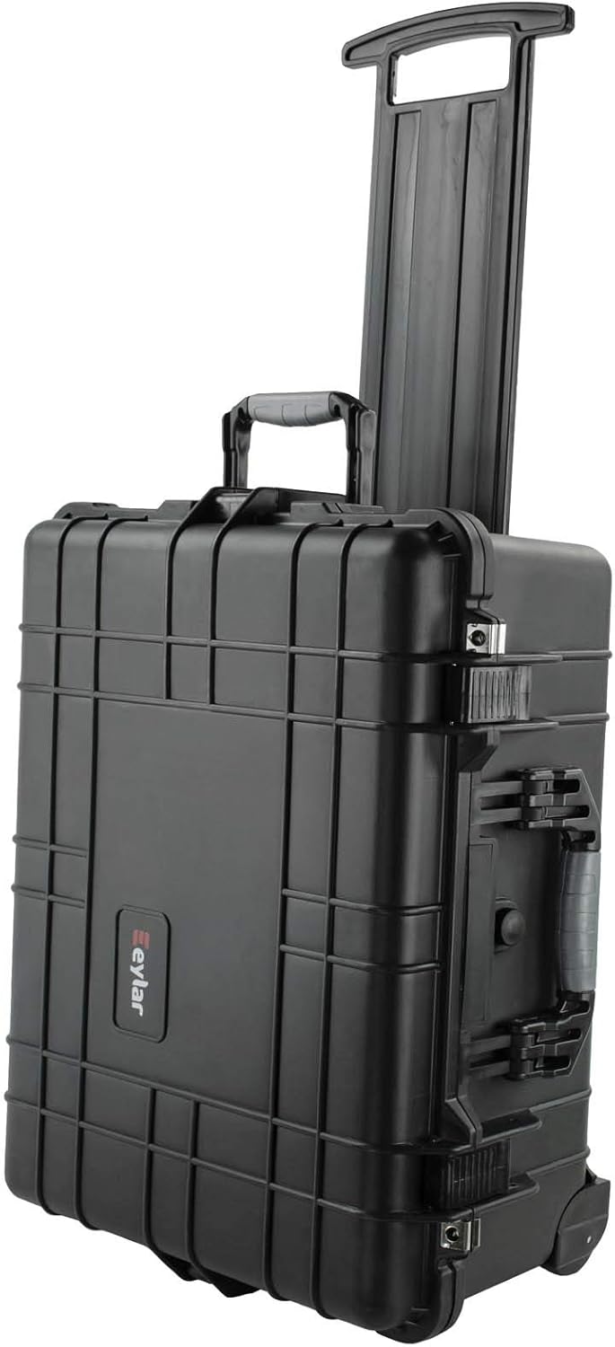 Large 22.06 Protective Hard Camera Case with Foam (Black) L14420