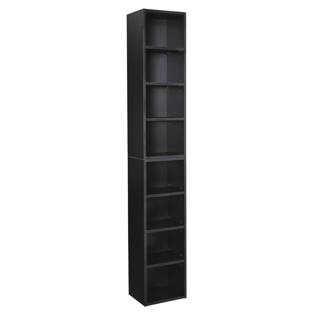 8-Tier Tall Narrow Bookcase with Adjustable Shelves M6941