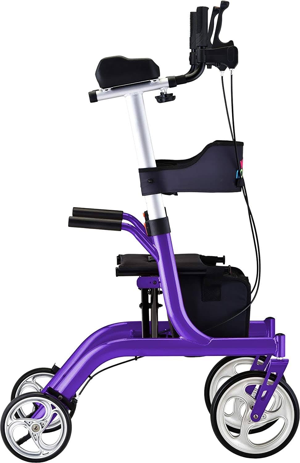 Purple Upright Rolling Walker R9067