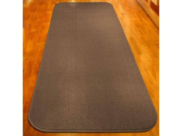 Toffee Brown 8 ft x 27 in Skid-Resistant Carpet Runner I48979