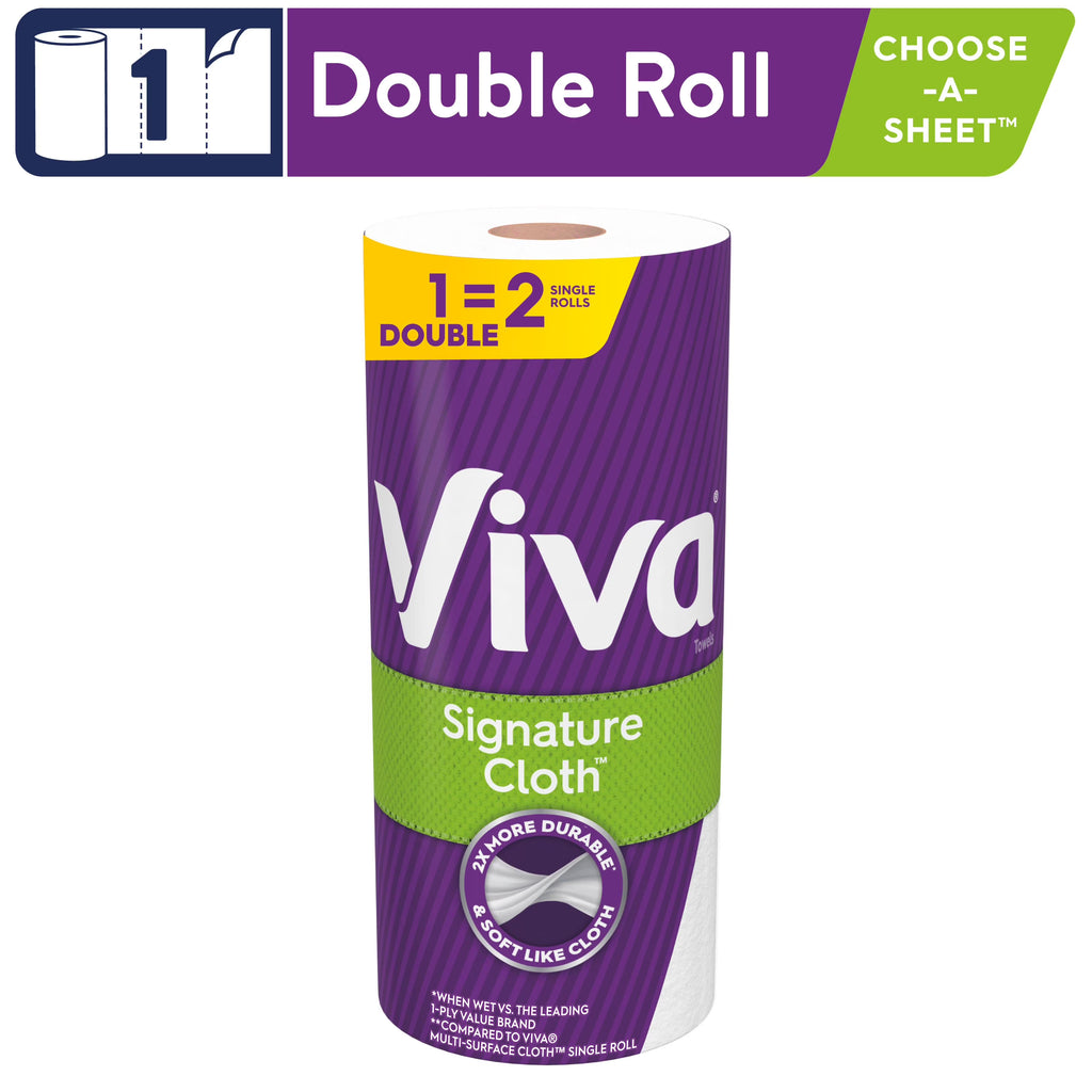 Cloth Paper Towels, 1 Double Roll C809472