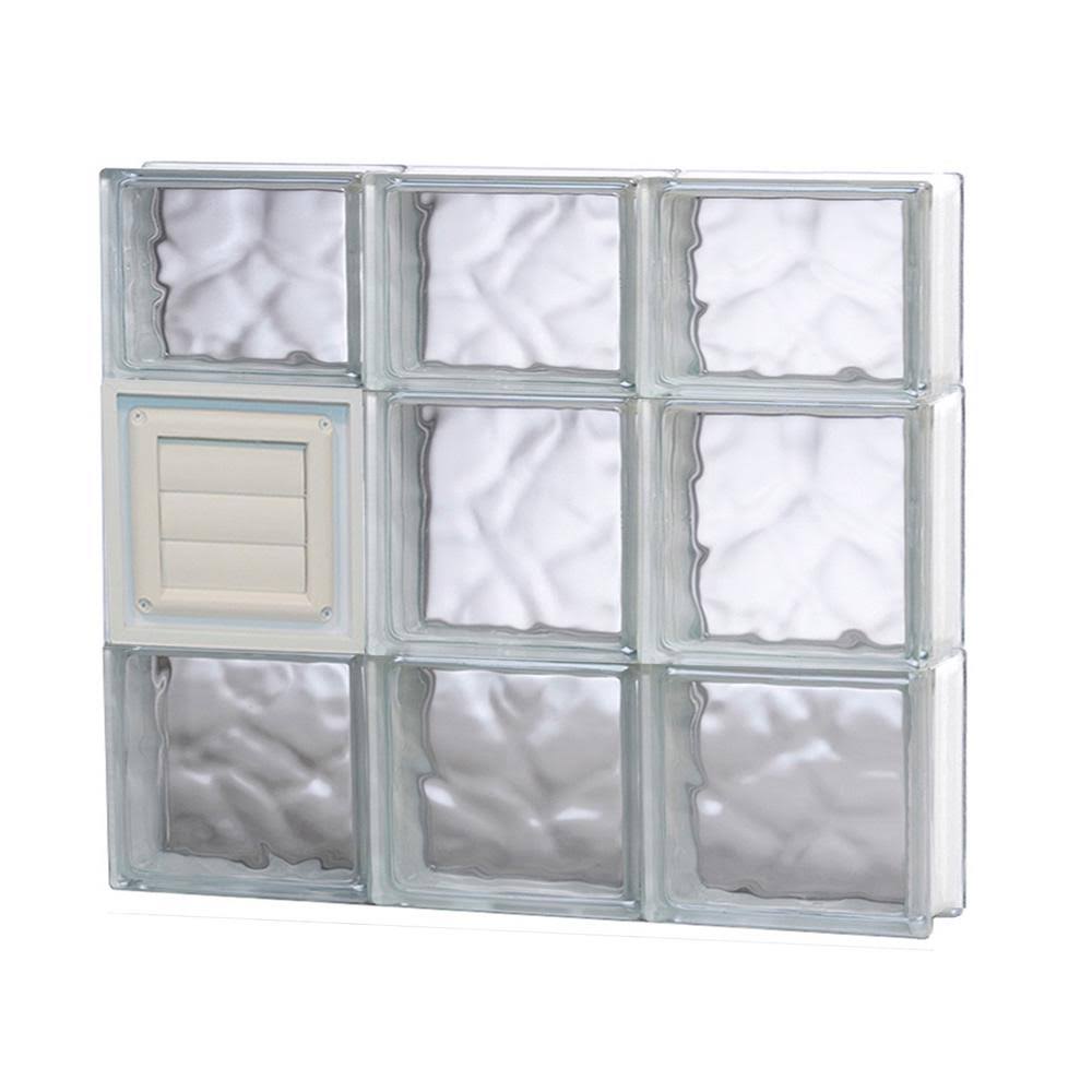 Frameless Replacement Glass Block Window S49675