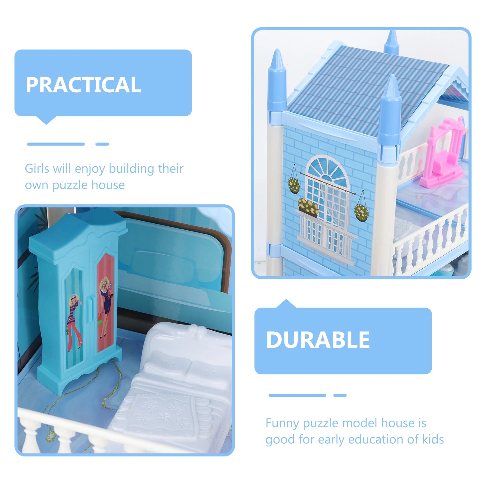 Castle Toy Dollhouse Miniatures O460