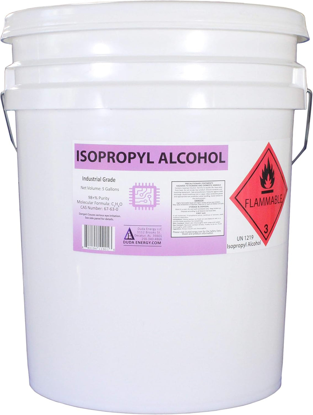 Isopropyl Alcohol Concentrated Rubbing Alcohol, White, 640 Fl Oz F795889