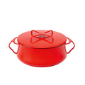 Chili Red 4 qt Casserole W9363