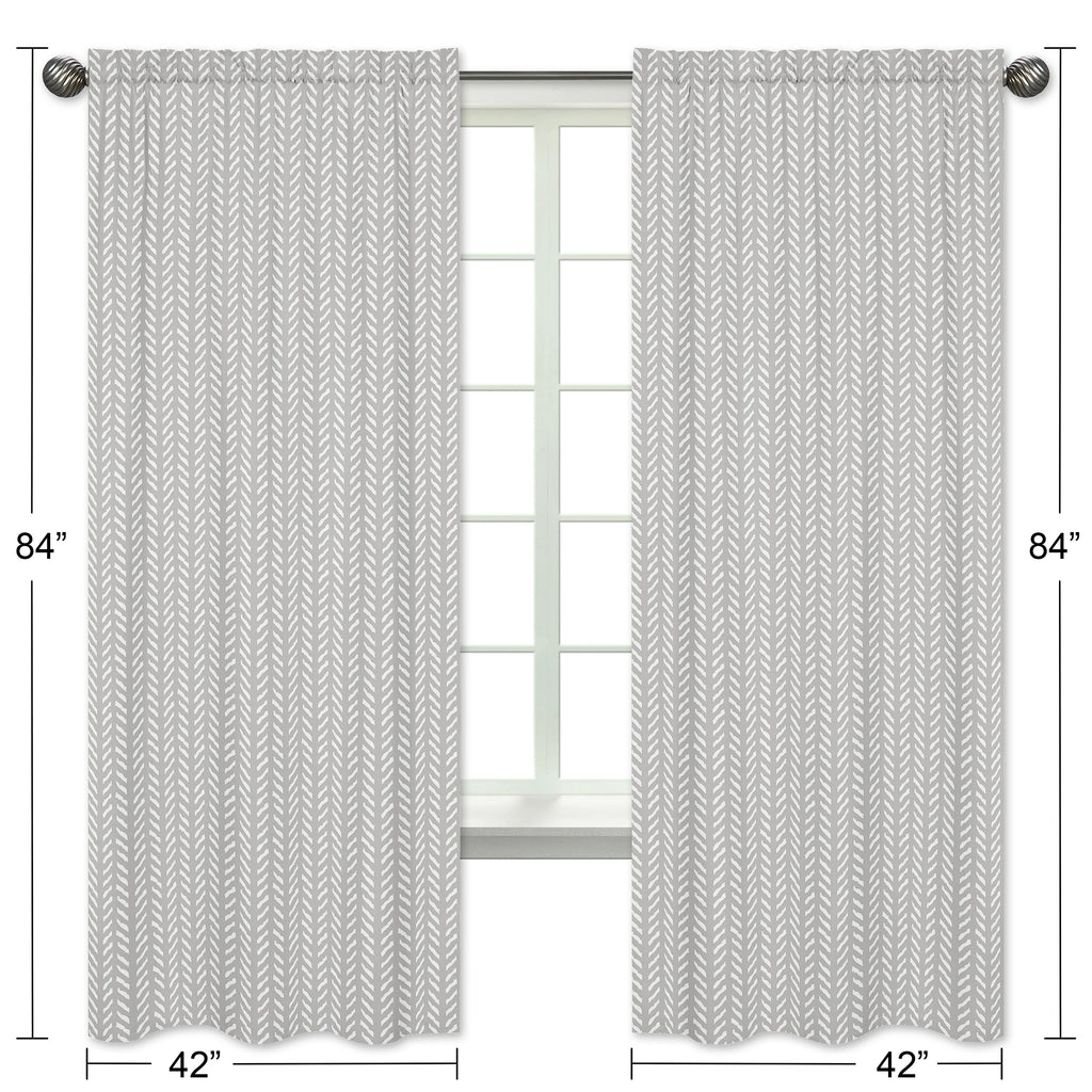 Rod Pocket Curtain Panels L14073