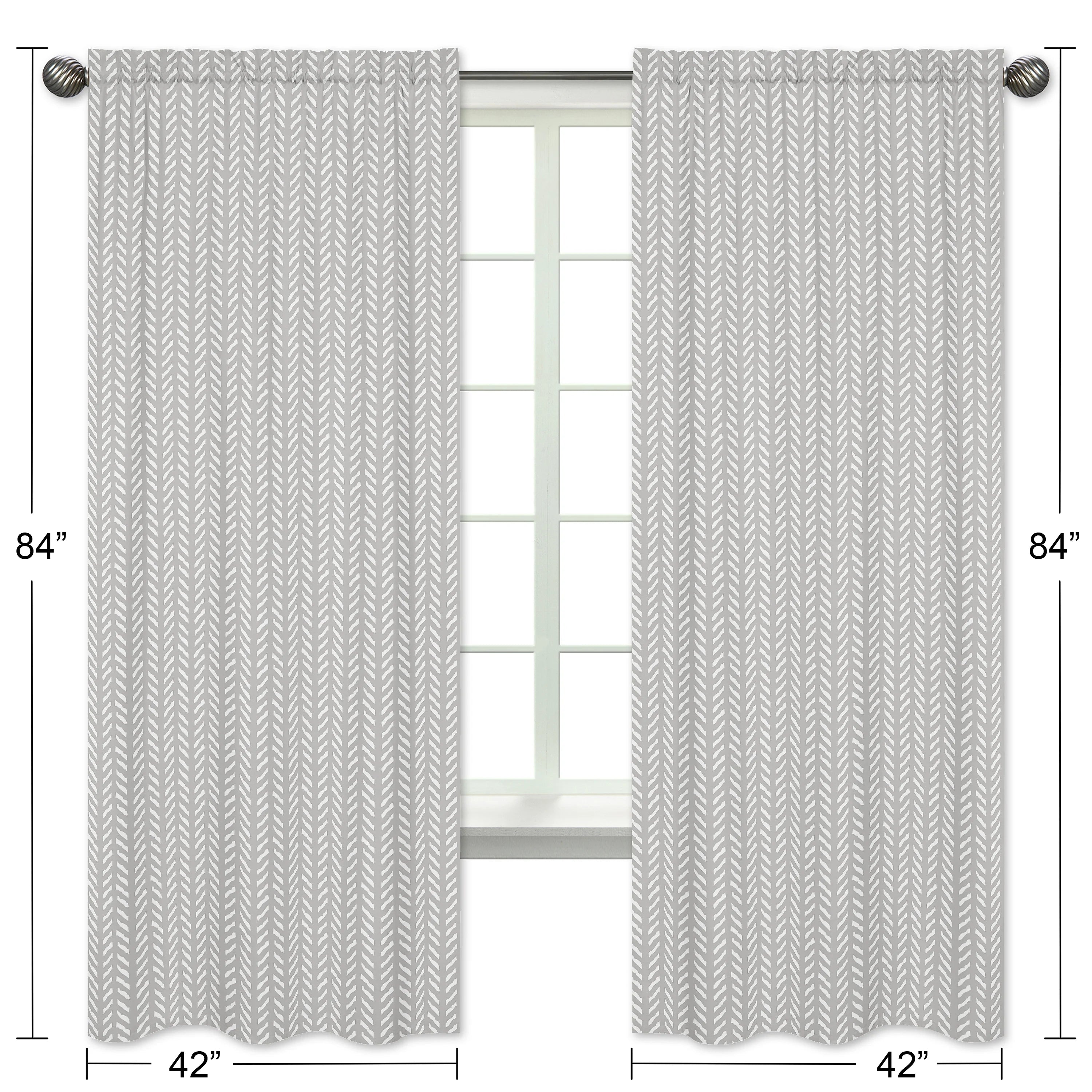Rod Pocket Curtain Panels L14073