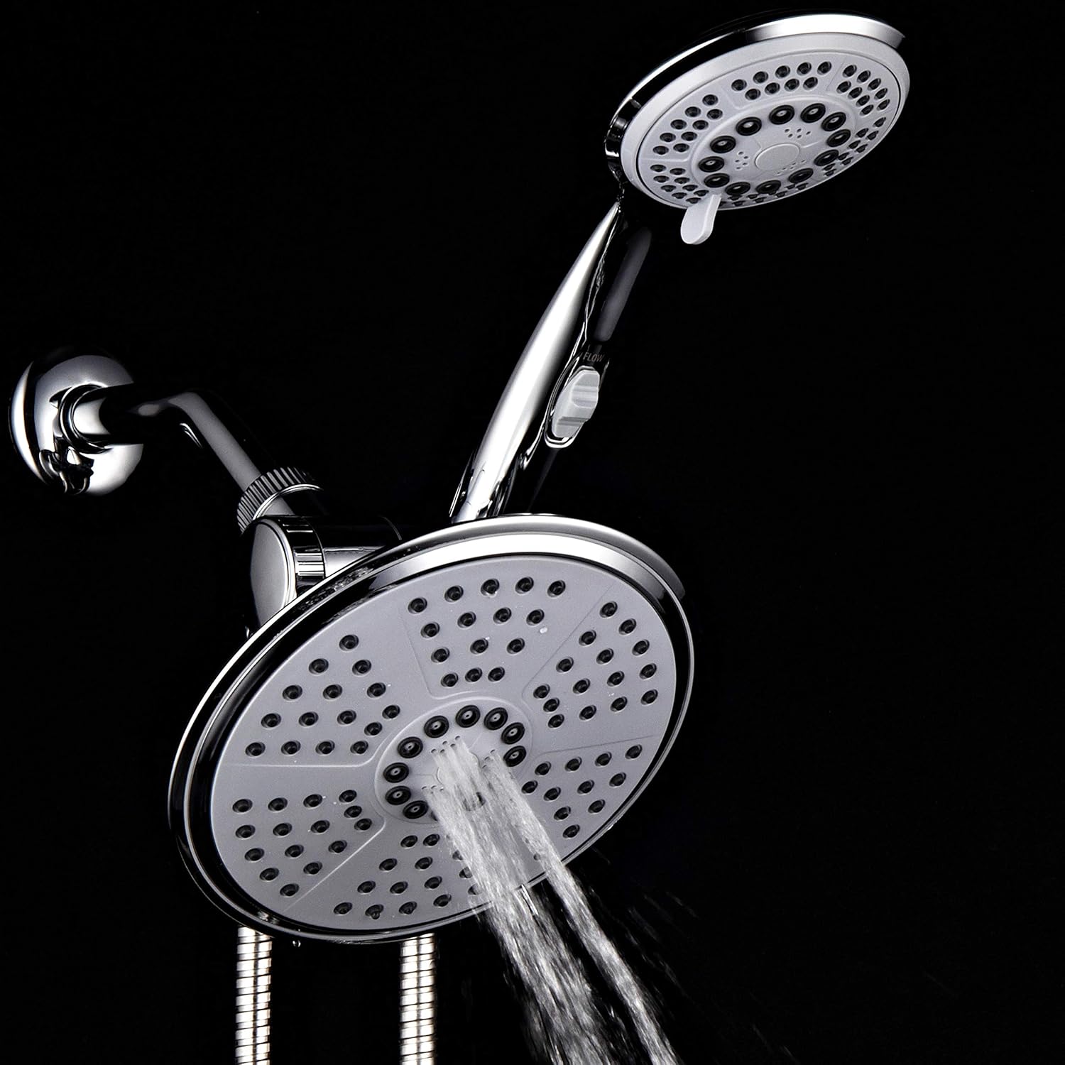 Chrome Finish Rainfall Combo Shower Head with Hand Shower W899930