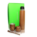 Yerba Mate Set with Gourd, Vacuum Insulated Thermos 1000ml, Bombilla Straw and Cleaning Brush V14638