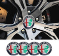 4 x 2.22inch ABS Wheel Center Cap Sticker V40957