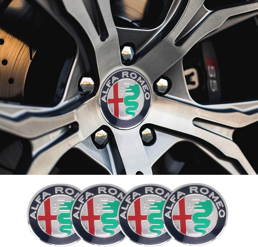 4 x 2.22inch ABS Wheel Center Cap Sticker V40957