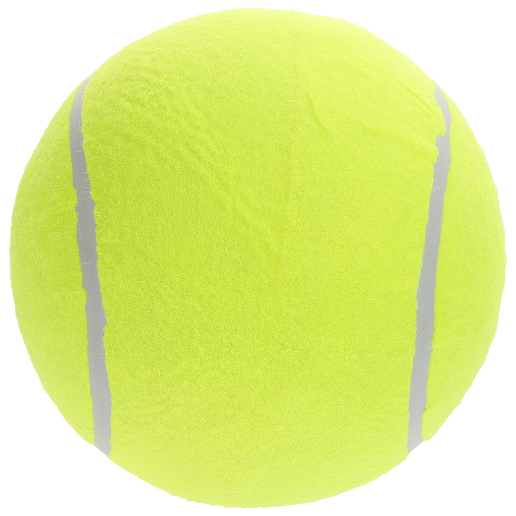 20cm Inflatable Flannel Tennis Ball Yellow Z655098
