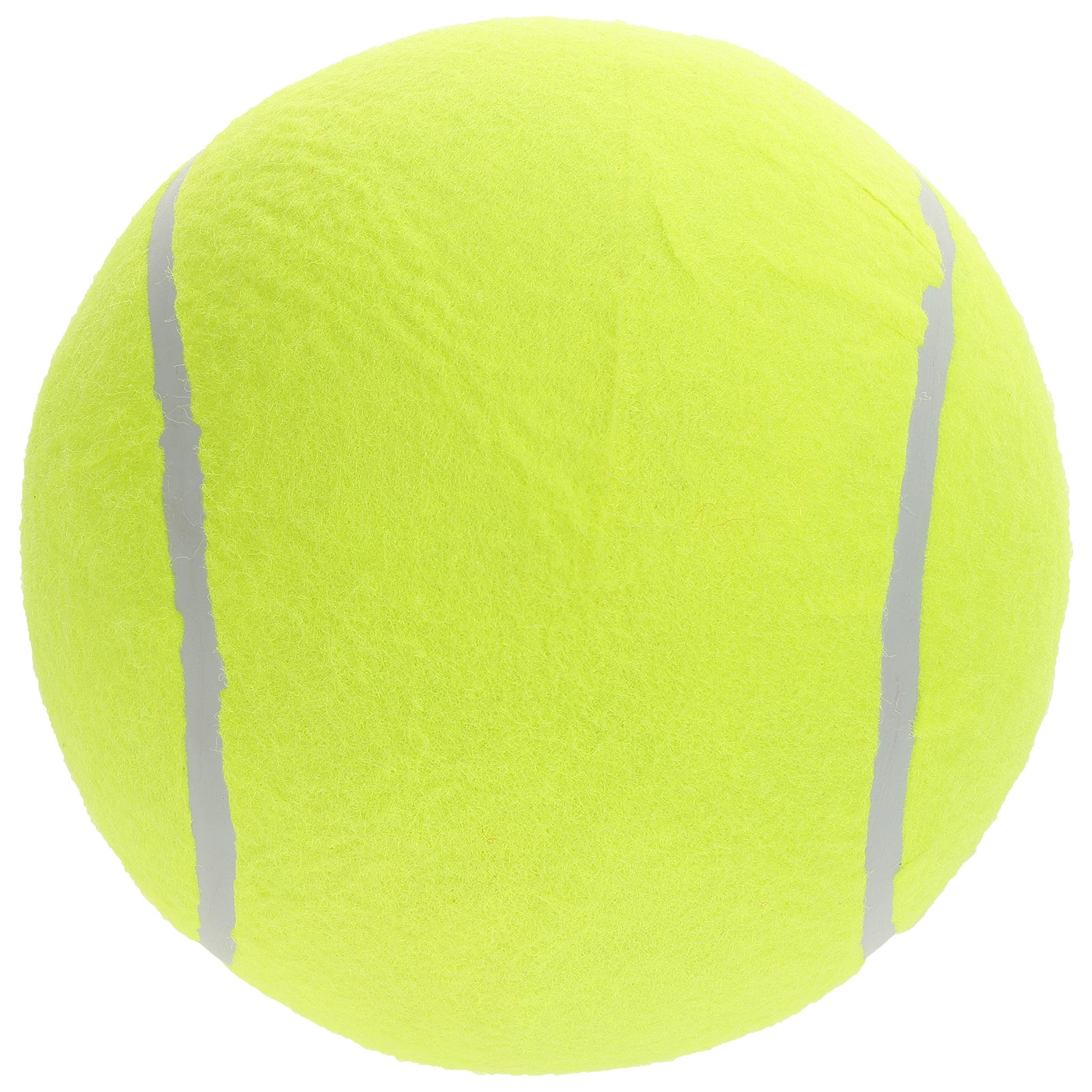 20cm Inflatable Flannel Tennis Ball Yellow Z655098