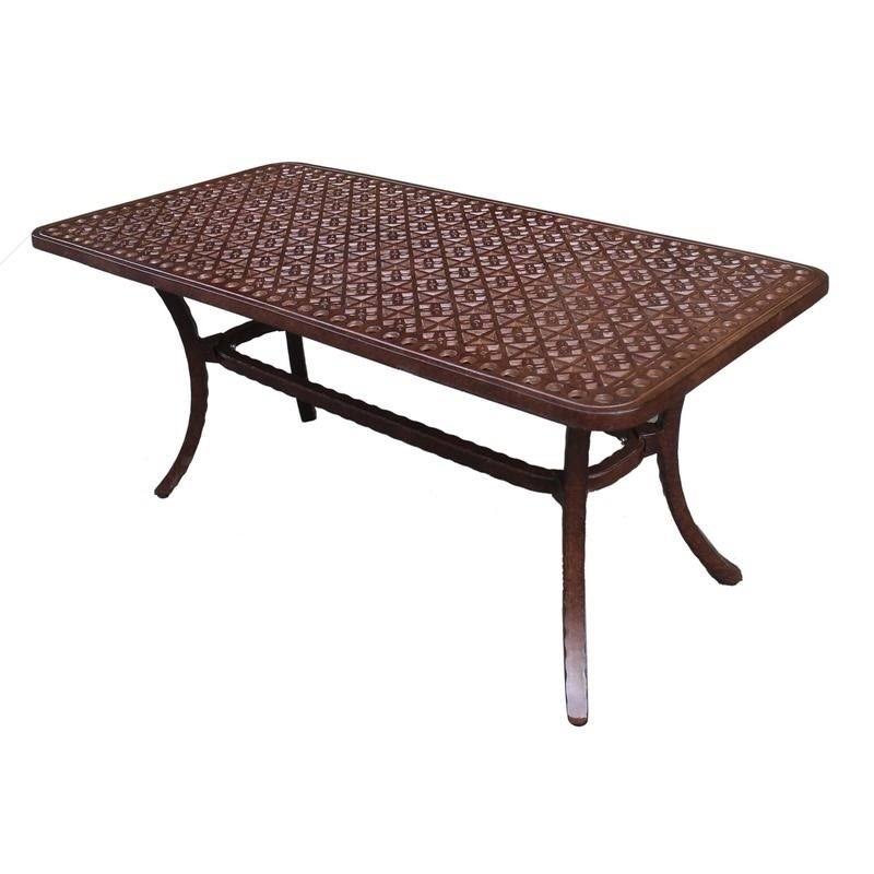 Gray Cast Aluminum Coffee Table H923414