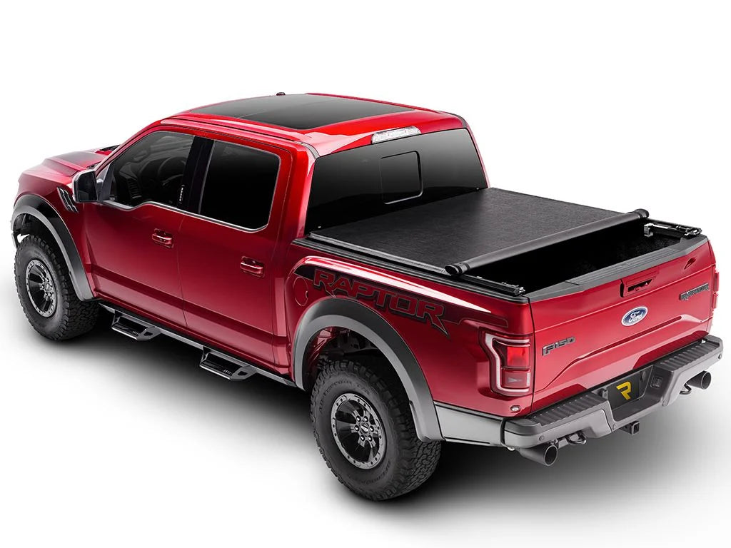 Soft Roll Up Truck Bed Tonneau Cover for Ford F-150 5' 7" Bed J565198