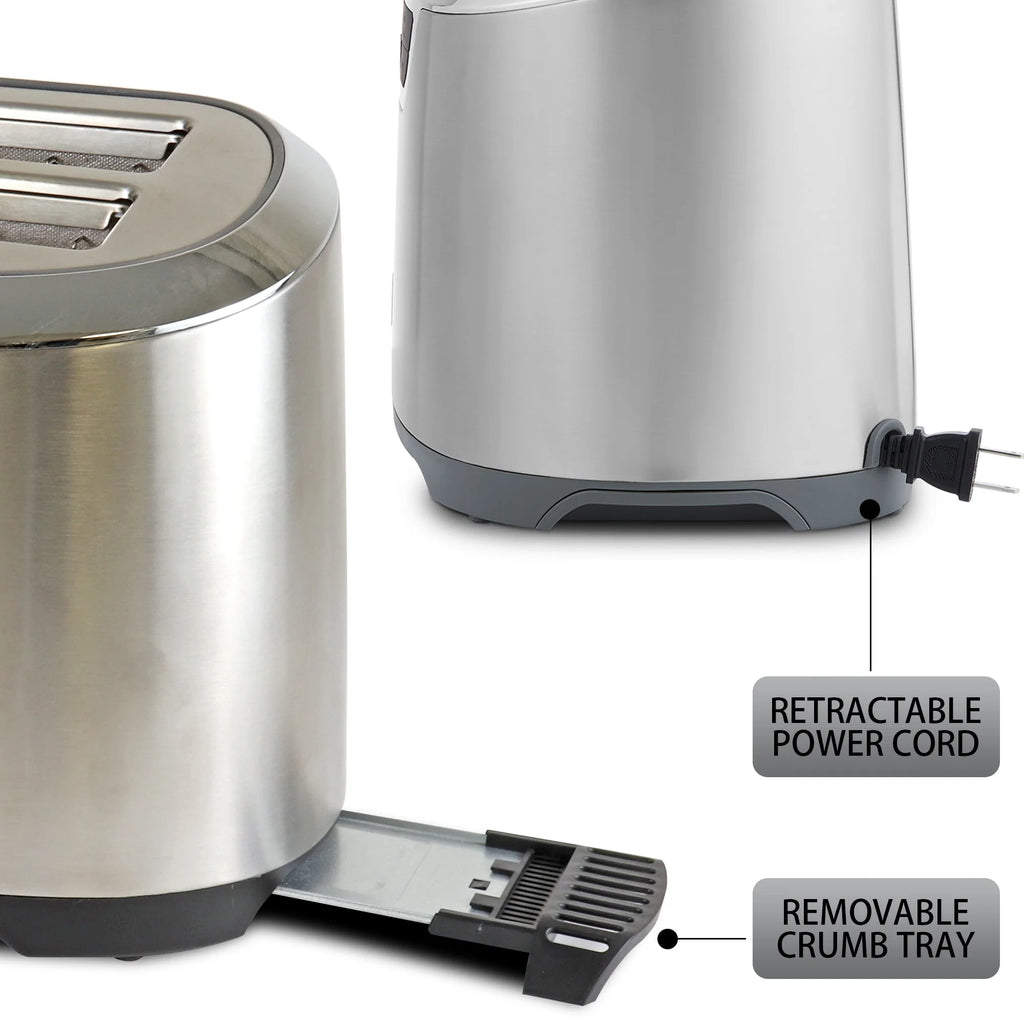 4-Slice Auto-Lift Long Slot Toaster, Stainless Steel P542