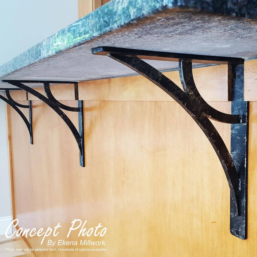 Antiqued Copper Wrought Iron Bracket J6732