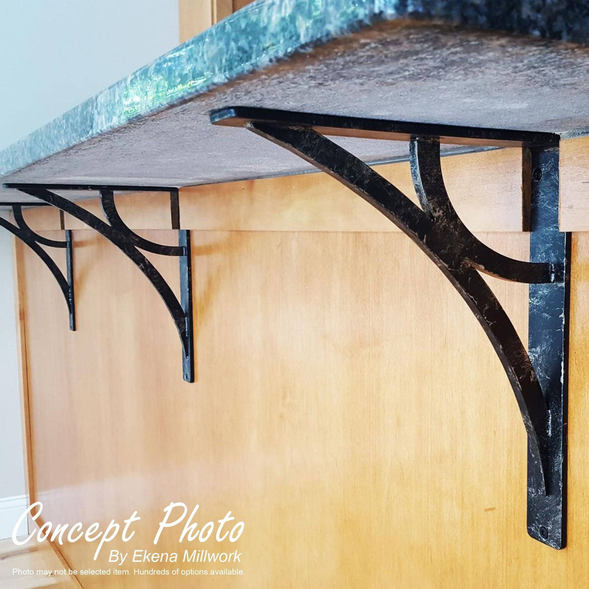 Antiqued Copper Wrought Iron Bracket J6732