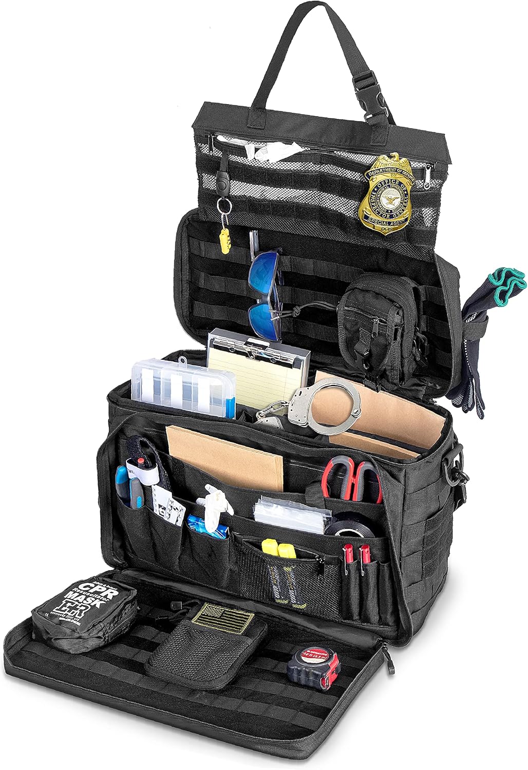 Tactical Bag Car Seat Organizer with Laptop Storage S245674