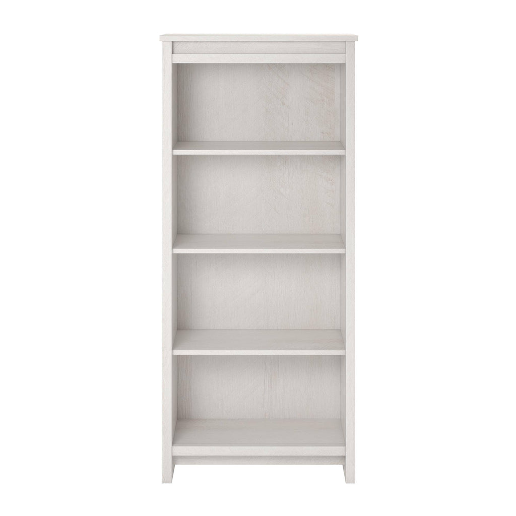 Ivory Oak 4 Shelf Bookcase P617