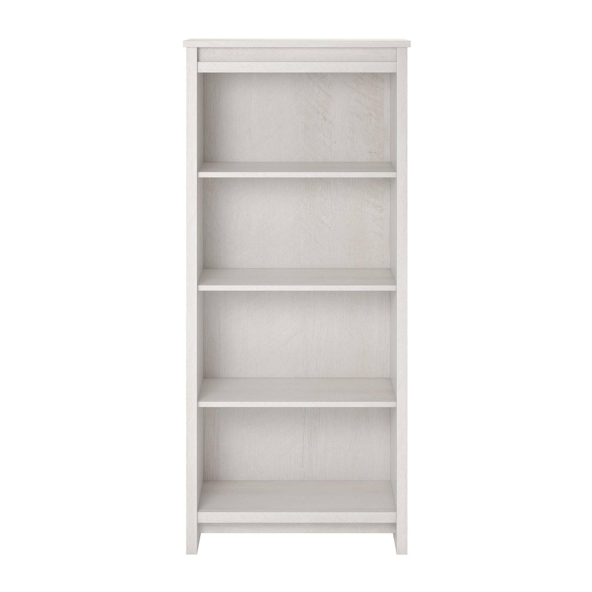 Ivory Oak 4 Shelf Bookcase P617