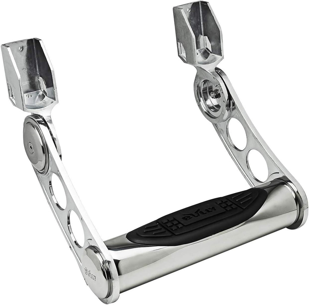 Black Aluminum Adjustable Side Hoop Step Pack of 2 C1070