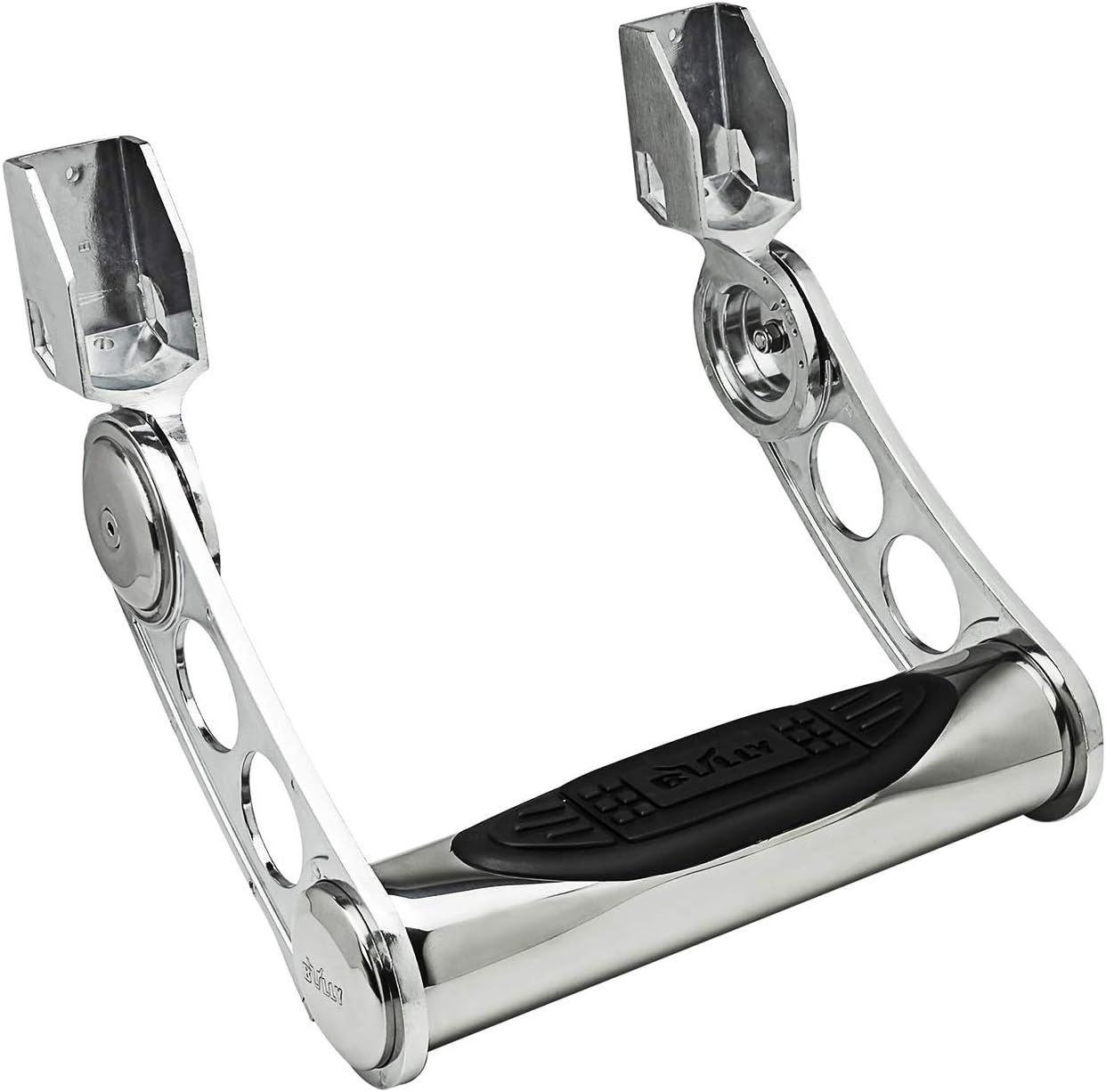 Black Aluminum Adjustable Side Hoop Step Pack of 2 C1070