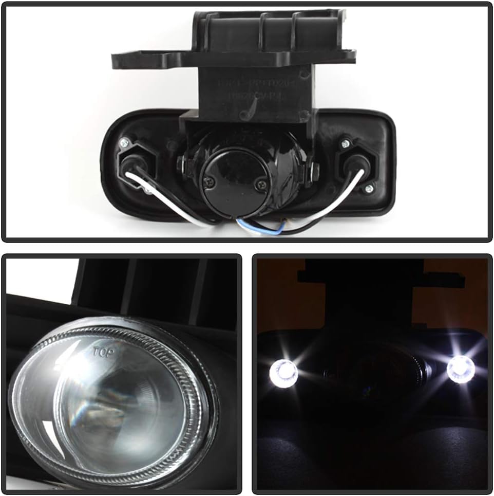 LED Halo Projector Fog Lights with Switch Assembly Pack of 2 L97393