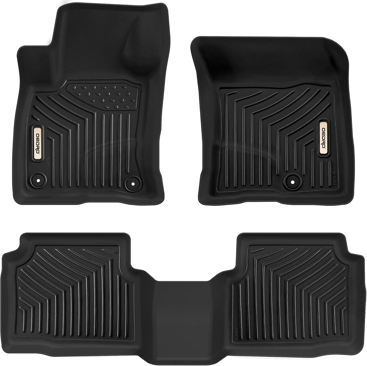 Black TPE Floor Liners Set D90875